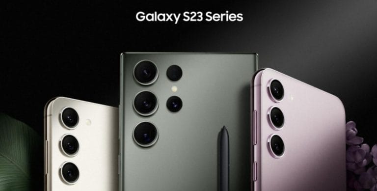 Изображение на смартфоните от серията Samsung Galaxy S23