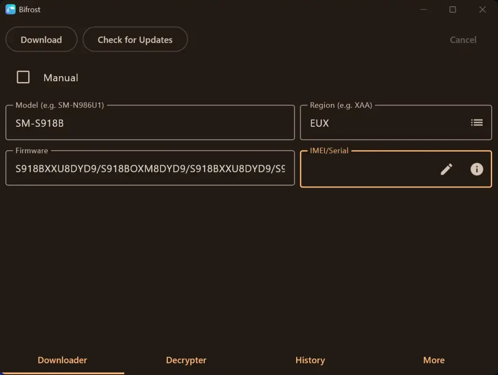 Samsung Firmware (Фърмуер) Download