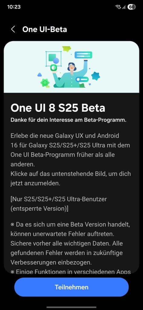 One UI 8 Бета 