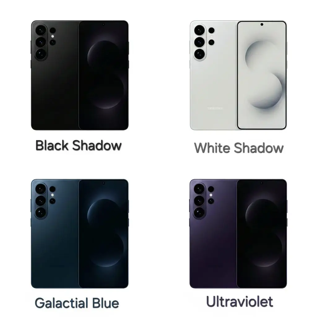 Galaxy S26 Ultra Tsvetove Colors