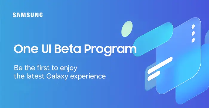 One UI Бета програма / Бета версия