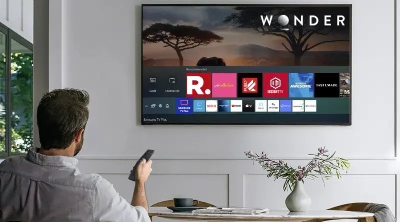 Снимка на телевизор на Samsung