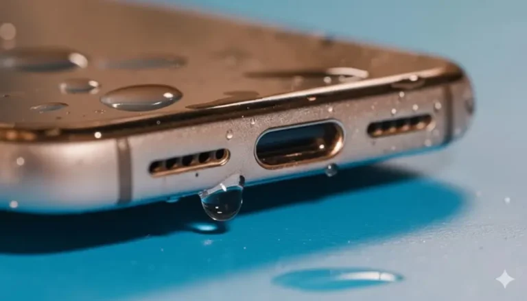 Влага в порта за зареждане