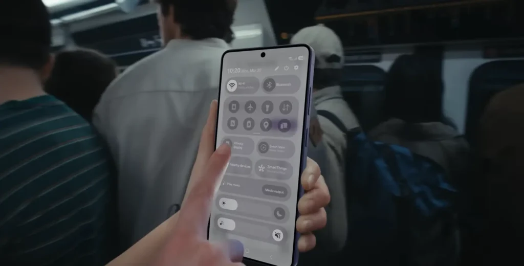 Privacy Display при Galaxy S26 Ultra.