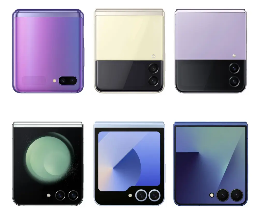 Снимка на Galaxy Z Flip модели.