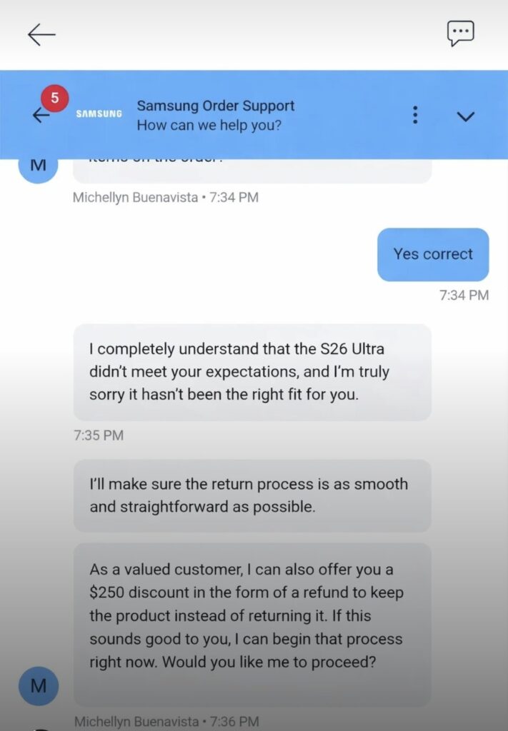 Samsung плаща на потребители да НЕ връщат Galaxy S26 Ultra?
