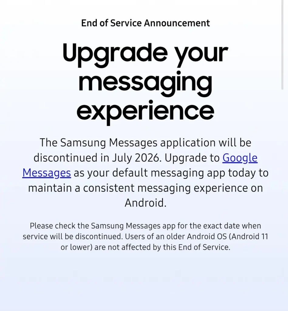 Samsung Messages