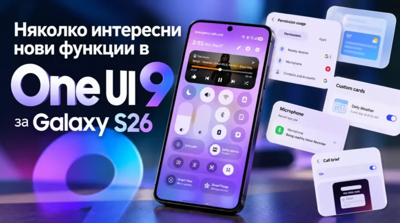 One UI 9 за Galaxy S26