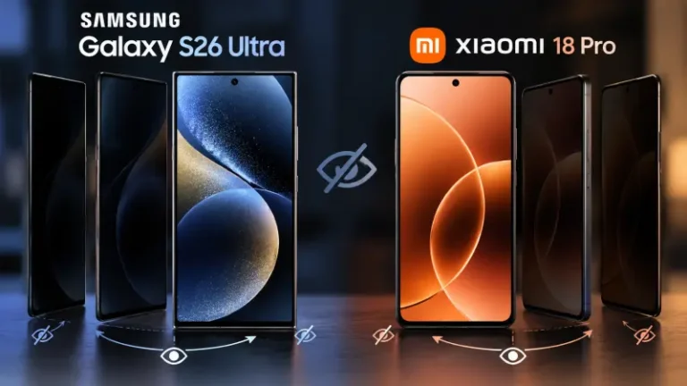 Xiaomi 18 Pro и Galaxy S26 Ultra - Privacy Display.