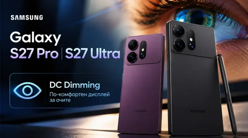Samsung Galaxy S27 Pro и Galaxy S27 Ultra - DC Dimming