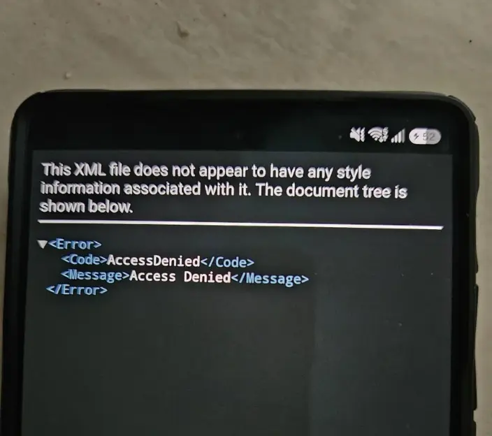XML Access Denied в One UI 9