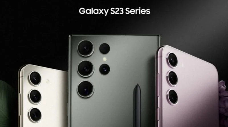 Изображение на смартфоните от серията Samsung Galaxy S23
