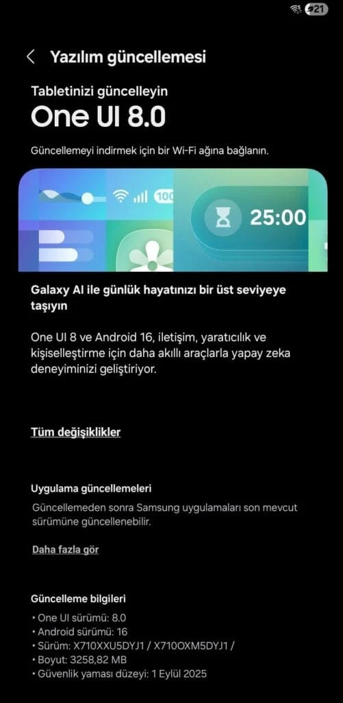 Актуализация до One UI 8 за Galaxy Tab S9