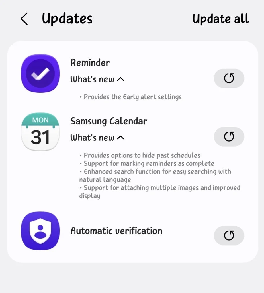 Приложенито Календар получава нов ъпдейт с 4 нови функции 2 Samsung Календар